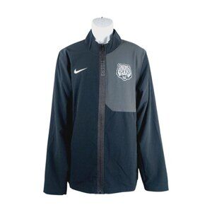 Nike Men's Black Gray Lions Long Sleeve Full Zip Performance Jacket Size L